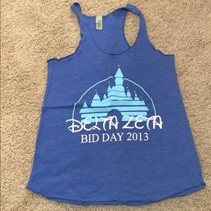 Delta zeta dz bid day disney tank top racerback